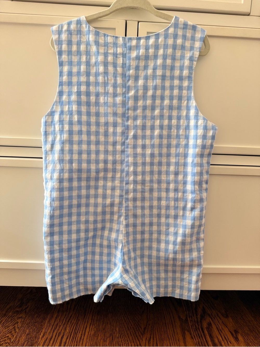 Cecil and Lou Seersucker Gingham Jon Jon Size 2T - Picture 3 of 8